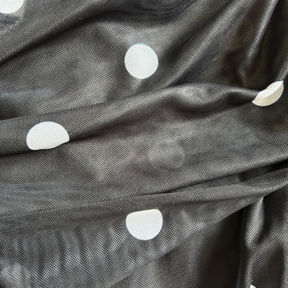 NWT REVOLVE AFRM Off-Shoulder Polka Dot Dress - Picture 6 of 7